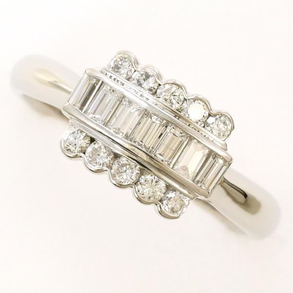 PT900 リング ring 指輪 13号 ダイヤ 0.48 総重量約5.1g