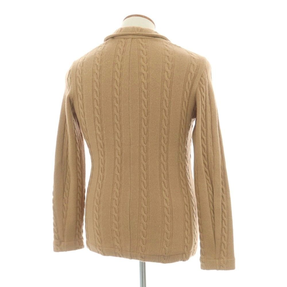 ザノーネ ZANONE ウール 3B ジャケット型 カーディガン ベージュ サイズ46 メンズ