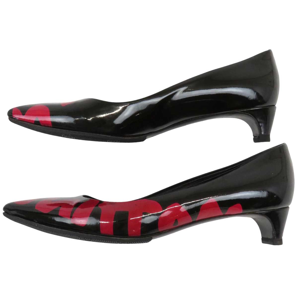 ルイヴィトン グラフィティ フラット パンプス レディース ブラック LOUIS VUITTON アパレル 小物 KIN-KAAI_COM