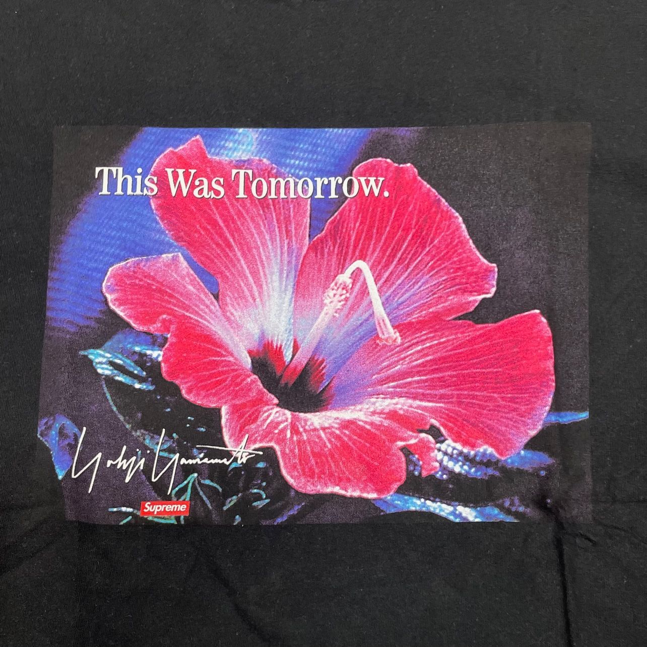 Supreme 20AW Yohji Yamamoto This Was Tomorrow Tee コラボ 