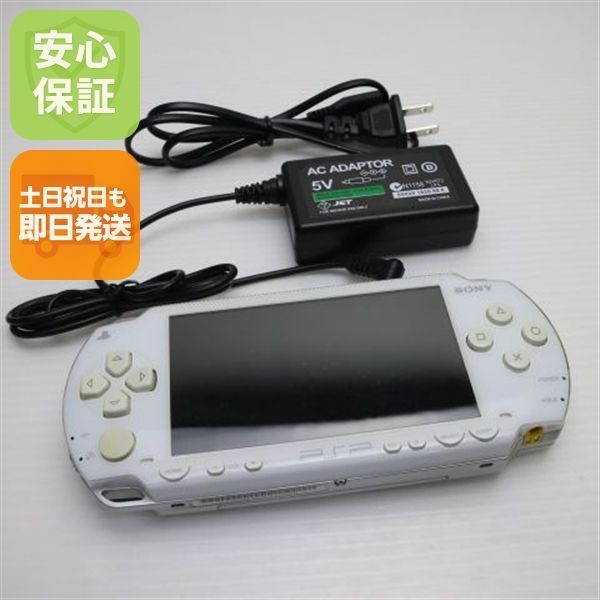 PSP-1000 セラミック ホワイト game SONY PlayStation Portable 本体 土日祝発送OK 09000