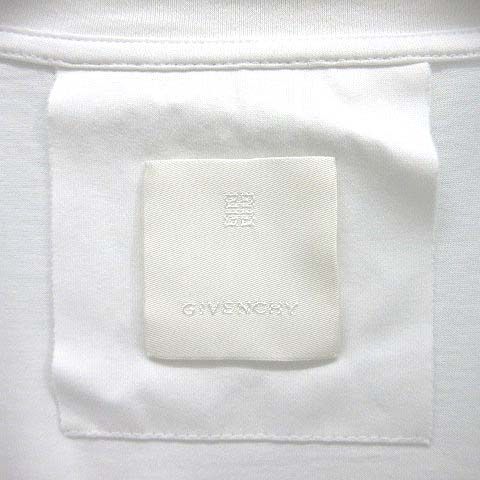 GIVENCHY BM71G5 3YJK 100 レイヤード 長袖Tシャツ WHITE(新品) ジバンシィ GIVENCHY 両面 ロゴ プリント 長袖 Tシャツ
