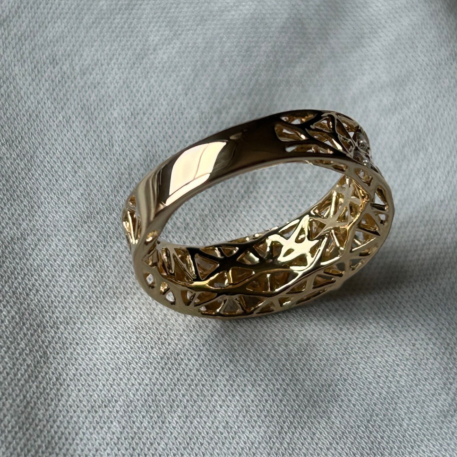 フェスタリア Wish upon a star K18 ダイヤ リング 11号 - メルカリ