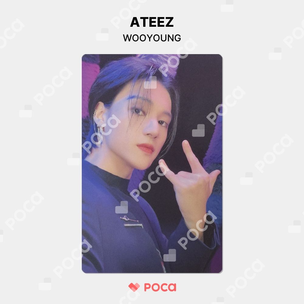 ATEEZ Music plant トレカ ウヨン Wooyoung ATEEZ WOOYOUNG Japan 4th Single 