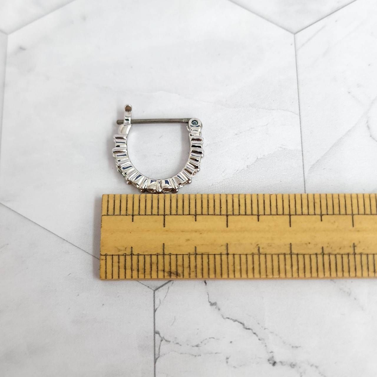 最終価格】SWAROVSKI スワロフスキー フープピアス 2way ハート
