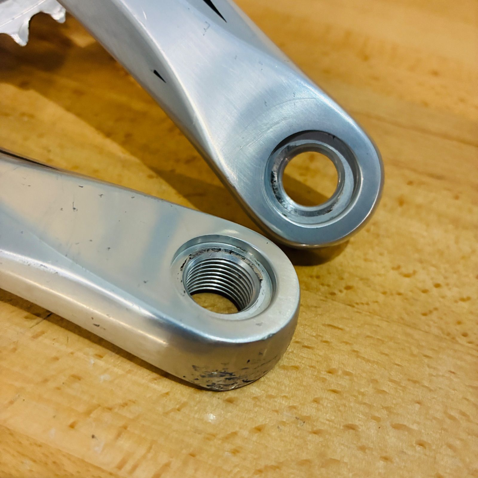 SUGINO OX2-901D classic スギノ クランク セット 46-30T 170mm クラシック シルバー コンパクト 10s 11s SG-105 24mm軸 シマノ互換 IDS24