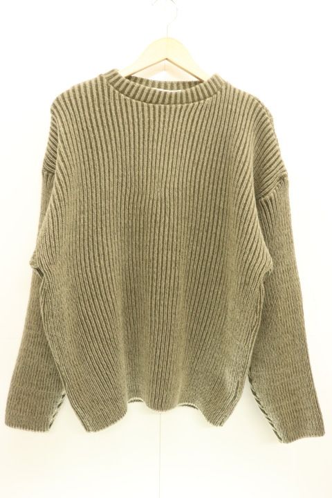 【中古】 BROTHER AND KIN メンズニット セーター M Hutch Knit Jumper BROTHER AND KIN M 茶 ブラウン 無地