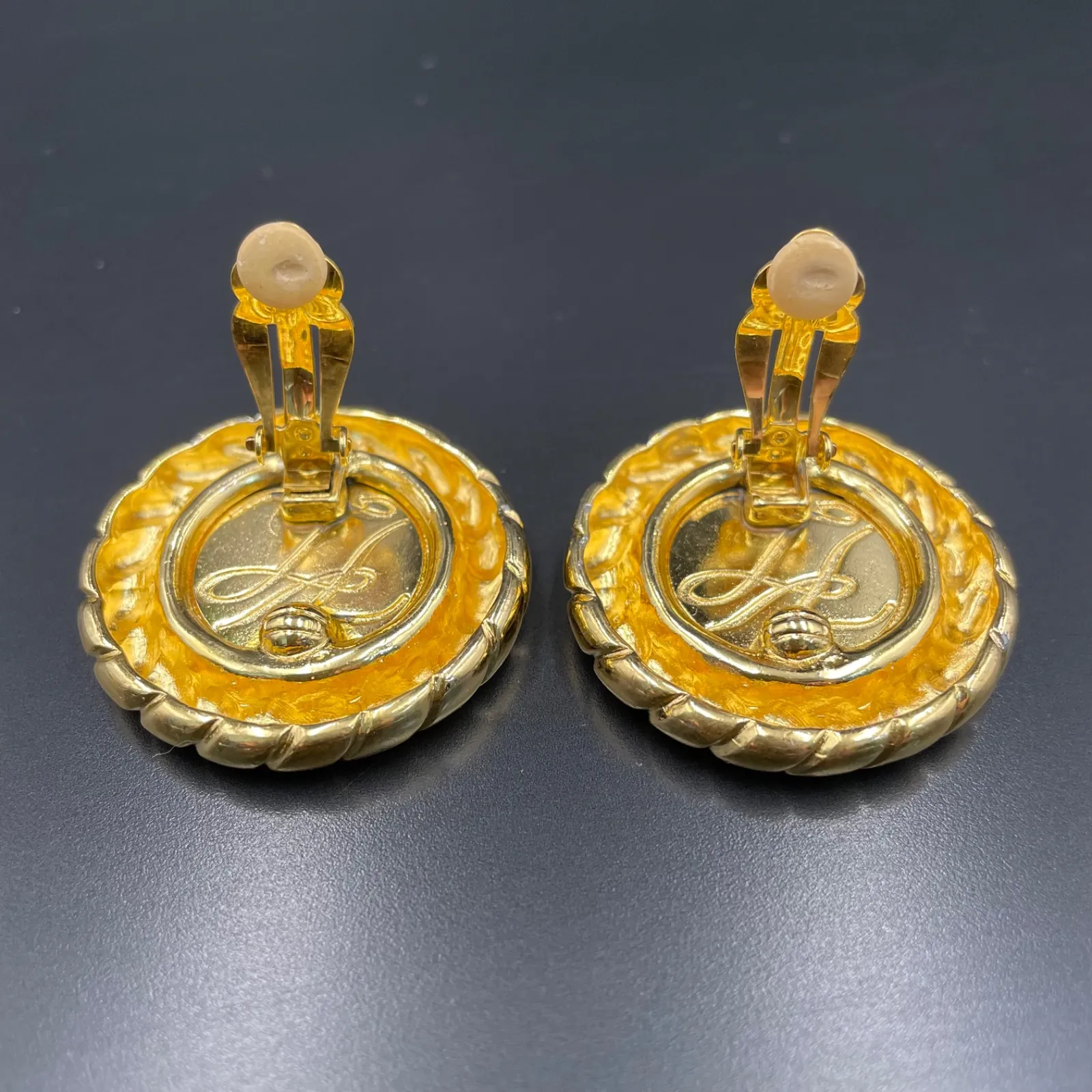 13260円 France Karl Lagerfeld Vintage Earrings カール