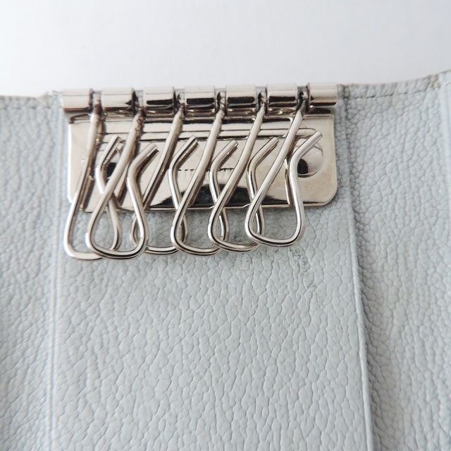 希少カラー miu miu ミュウミュウ マテラッセ キーケース ライトブルー MIUMIU キーケース ライトブルー 希少カラー miu miu ミュウミュウ