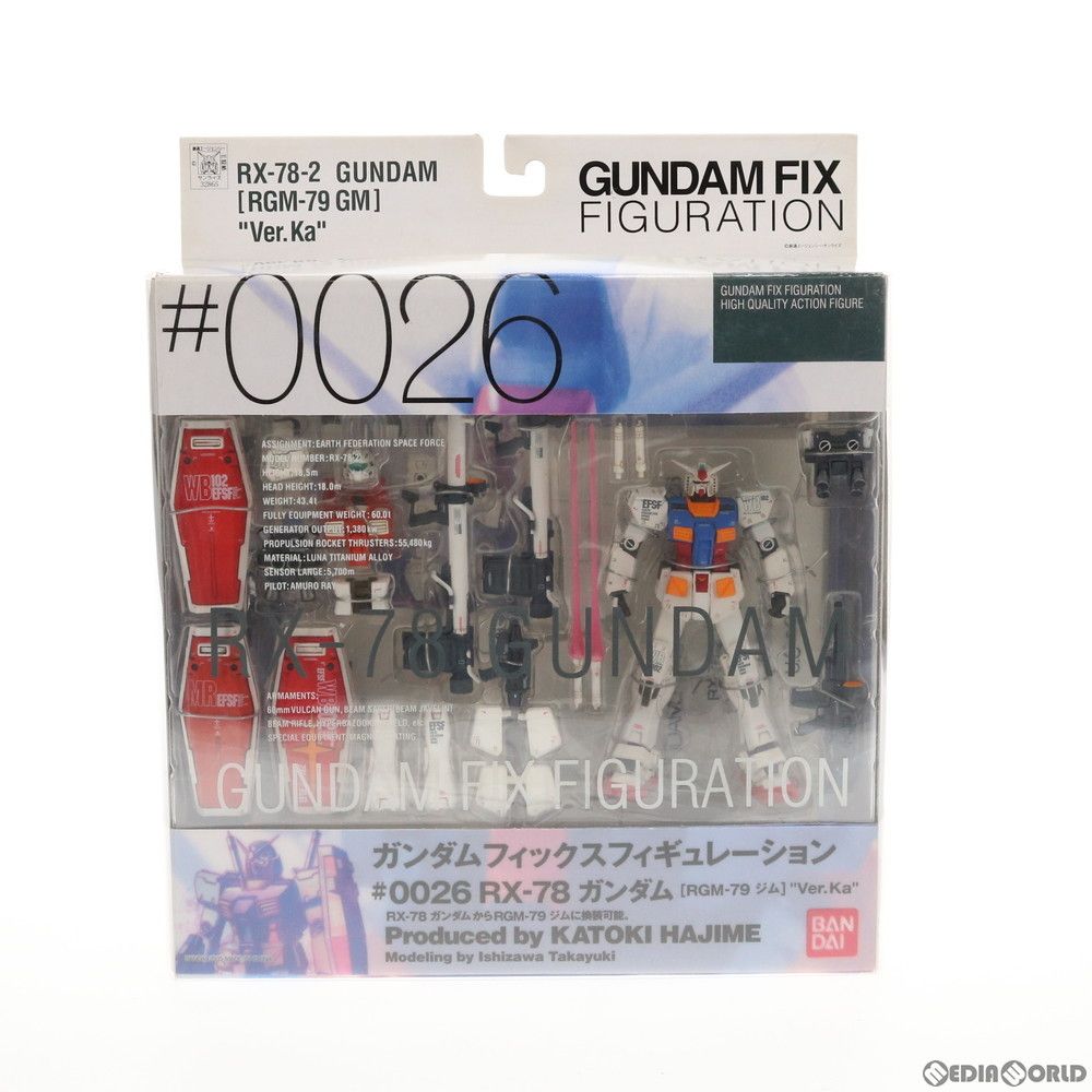 BANDAI - GUNDAM FIX FIGURATION #0026 RX-78 ガンダム[RGM-79 ジム] Ver.Ka 機動戦士ガンダム 完成品 可動フィギュア バンダイ GUNDAM FIX FIGURATION # 0026 RX-78 Ver. Ka |TAMASHII WEB