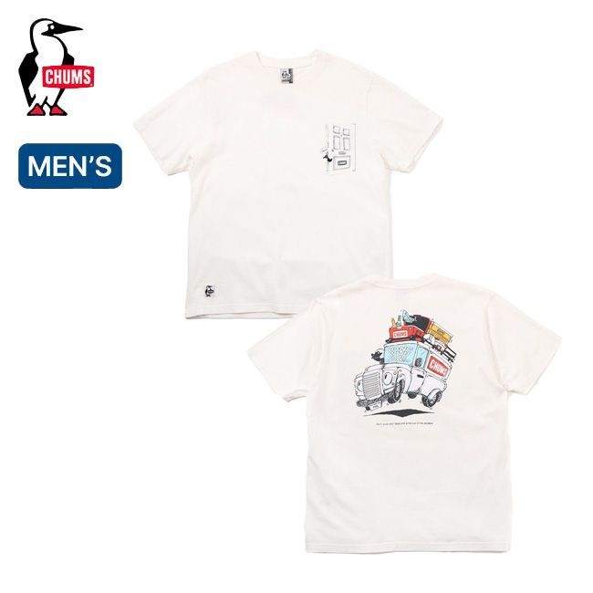 【新品】CHUMS チャムス ゴーアウトドアポケットTシャツ メンズ ホワイト