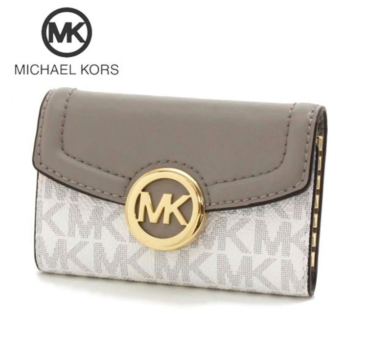 新品 マイケルコース MICHEAL KORS シグネチャーグレー キー