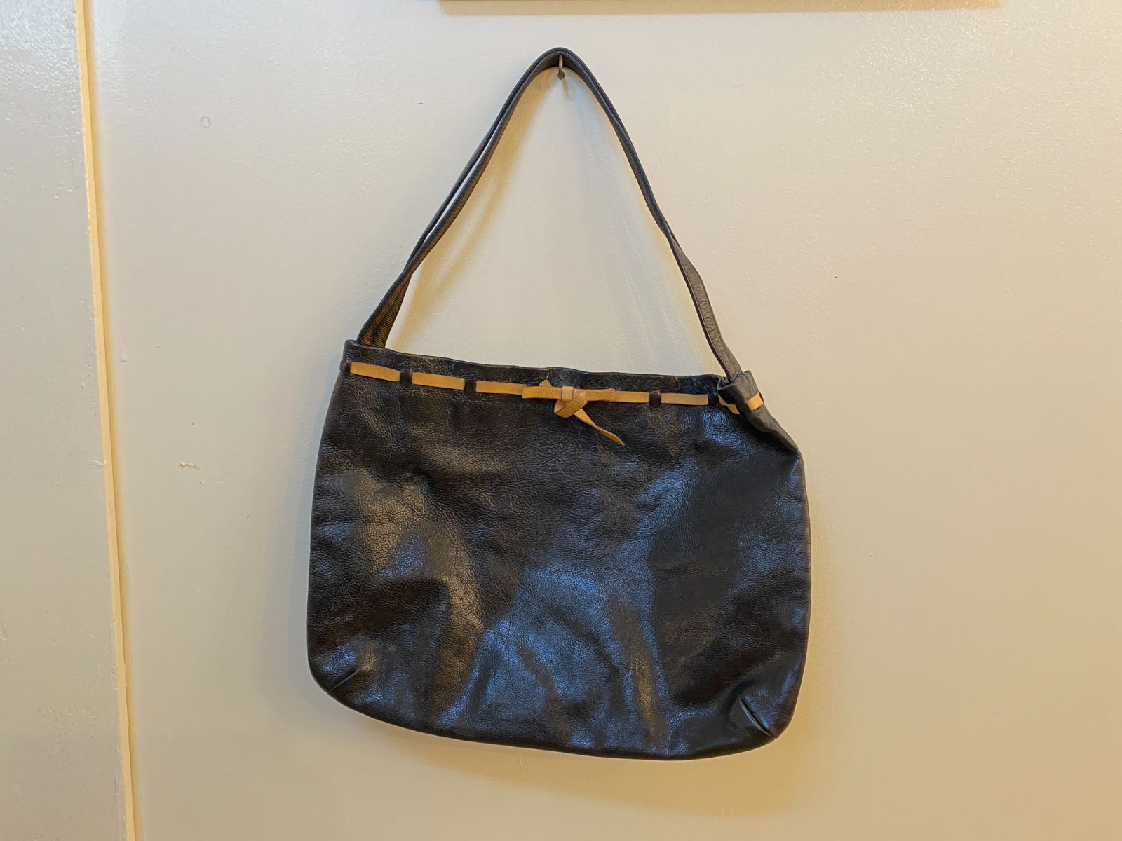 90s miumiu ミュウミュウ ハンドバッグ ショルダーバッグ ステッチ