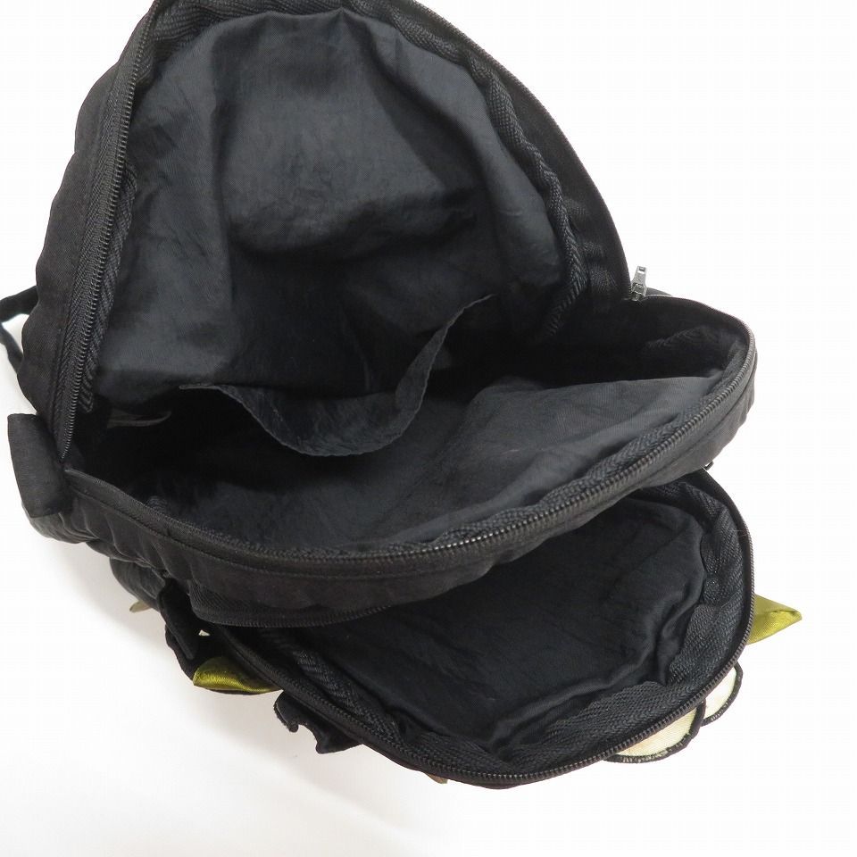 POTECHINO ポテチーノ さえら リュック 花モチーフ ブラック系 869142