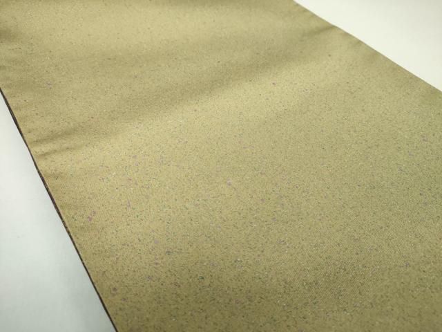 平和屋着物○全通柄袋帯 間道 金彩 正絹 逸品 未使用 DAAY1165ps