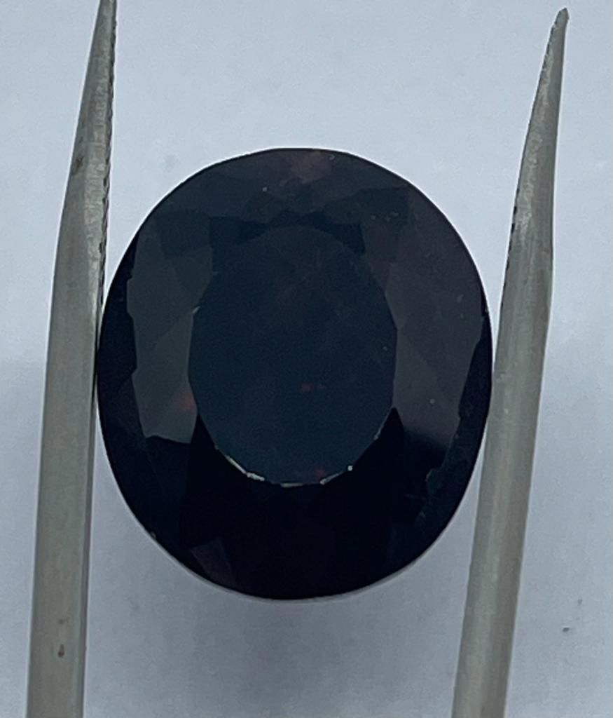 天然アルマンディンガーネット 28.140ct 宝石鑑別書付き - メルカリ