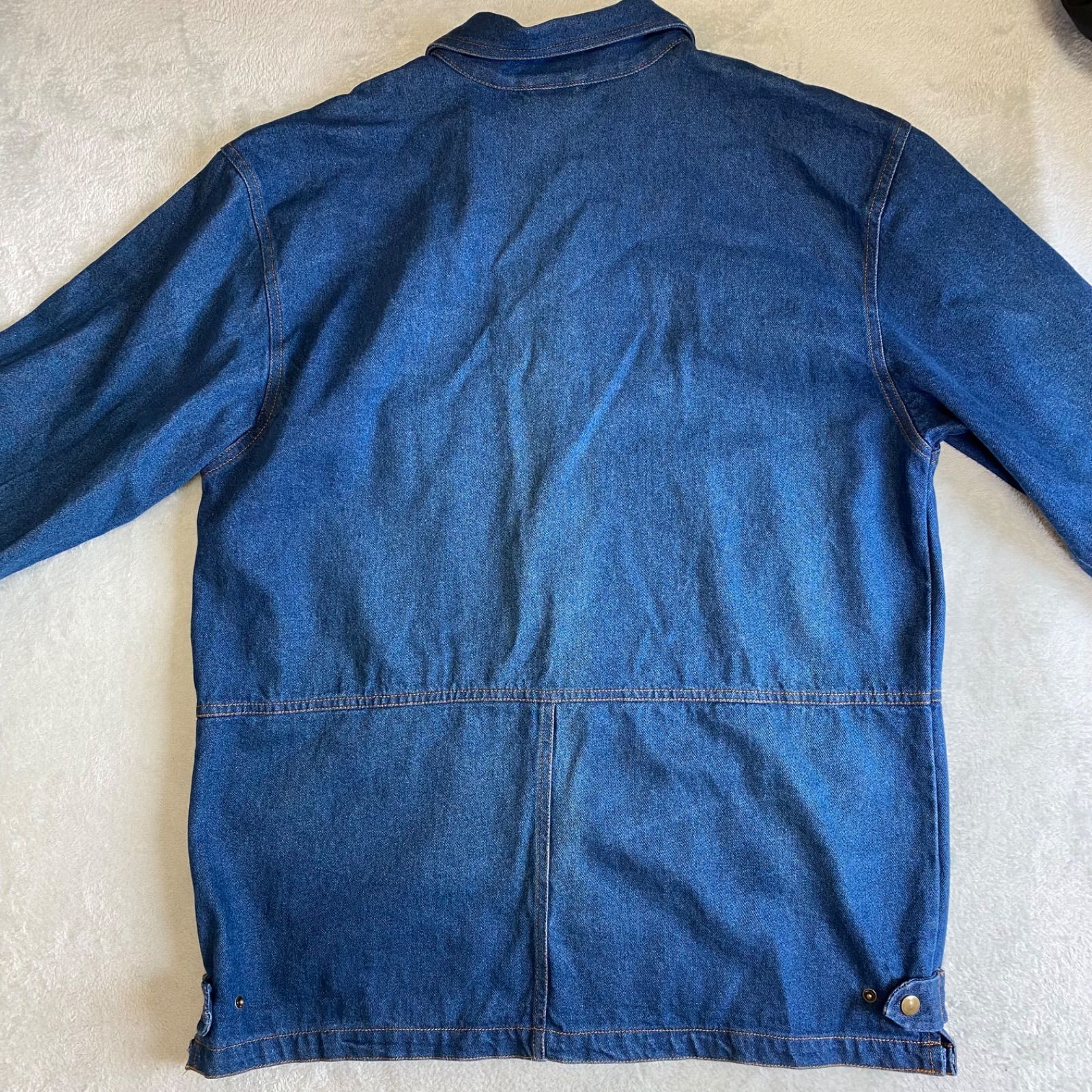 美品 McGregor 70s インディゴ デニムカバーオール McGREGOR】70s デニムカバーオール ビッグサイズ 状態良好