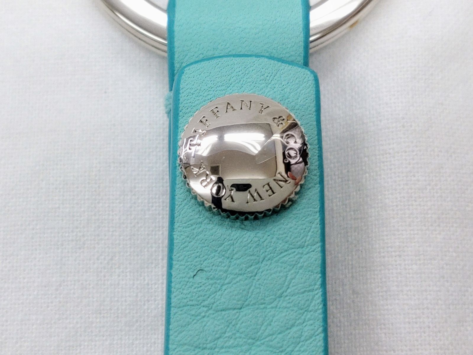 Tiffany & Co. ティファニー レザーキーリング キーストラップ【N742