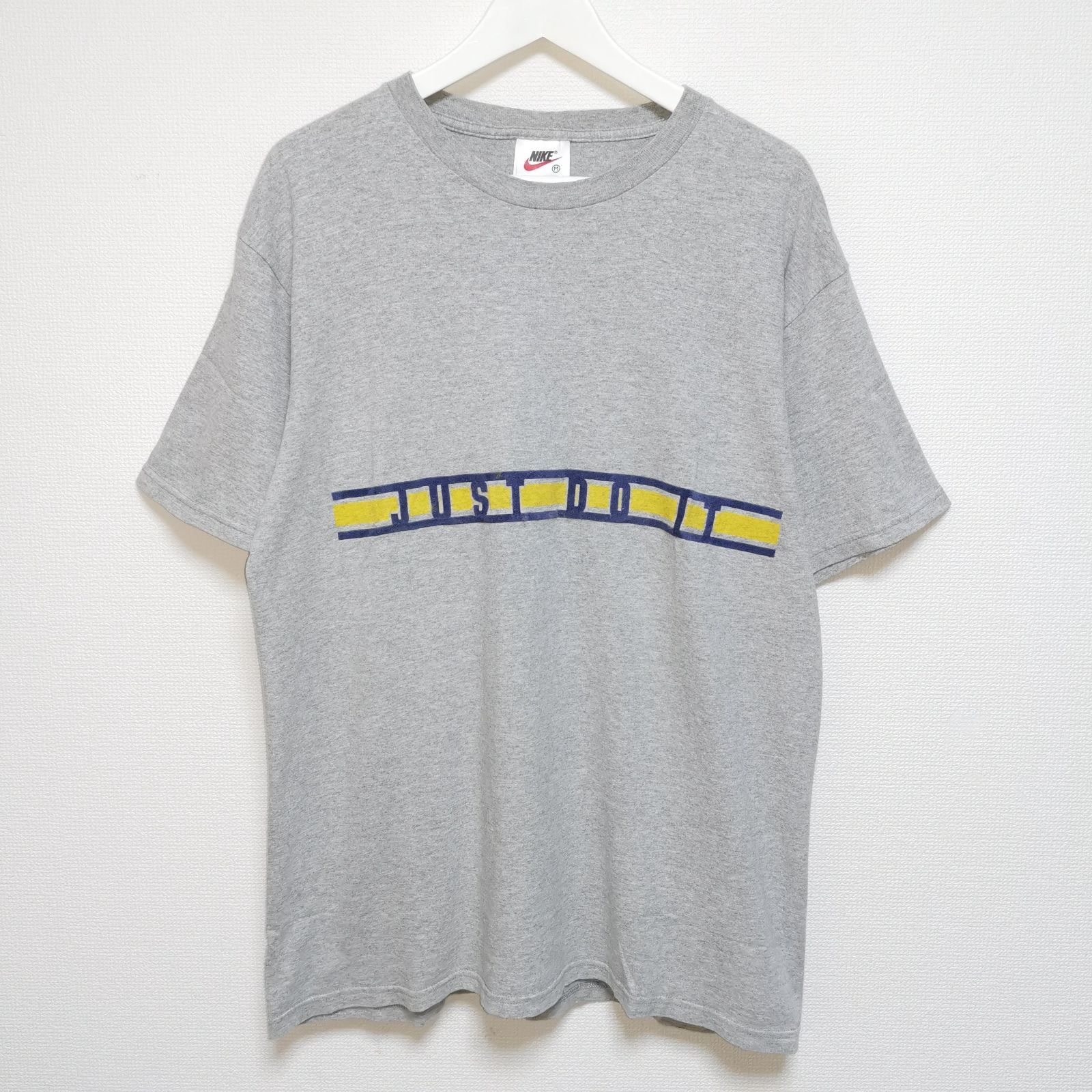 M 90s オールド ナイキ NIKE Tシャツ フロッキー 白タグ USA製