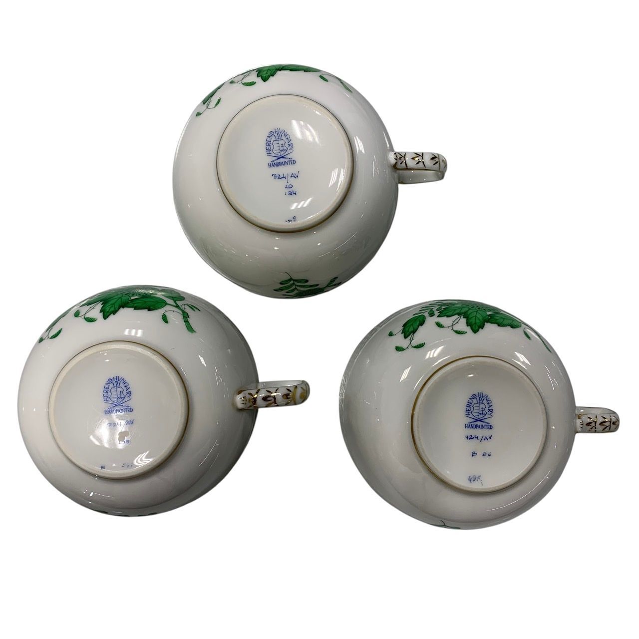 Herend（ヘレンド）　アポニー・グリーン オーバルディッシュ ヘレンド（Herend）アポニーグリーン オーバルディッシュ(L)【西洋