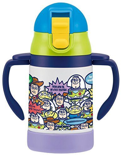 トイストーリー SKATER 両手 ストロー付き ステンレスボトル 240ml トイストーリー 子供用 水筒 STWM3