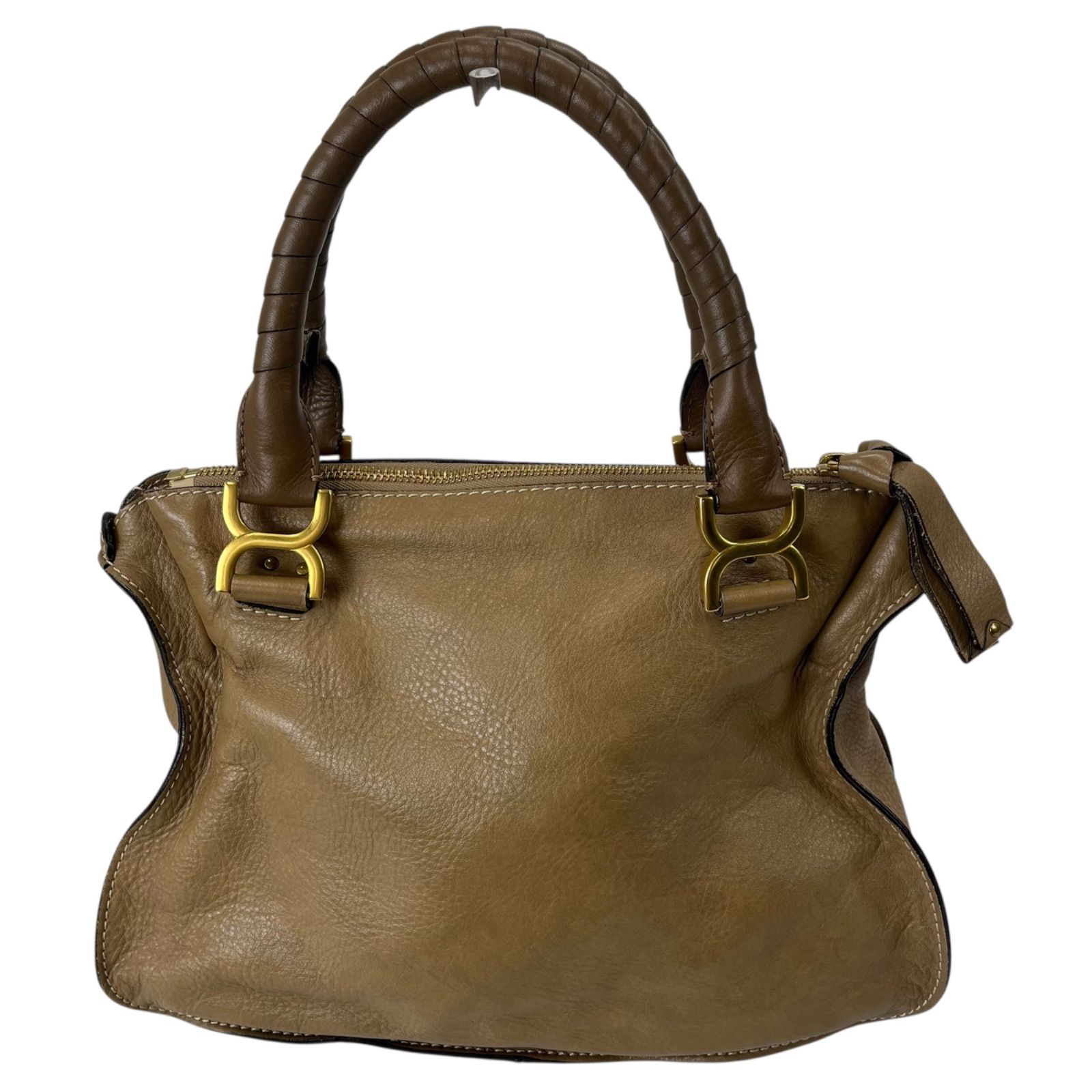 ○美品 クロエ Chloe マーシー レザー ハンド、トート バッグ カバン 