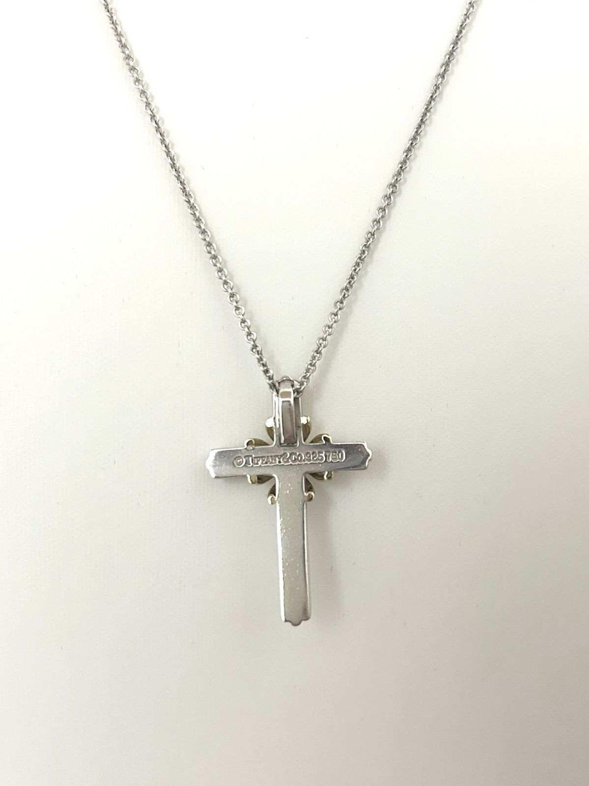 ⭐️SALE⭐ ティファニー　ネックレス　シグネチャークロス　SV925 TIFFANY&CO. ティファニー シグネチャークロス ネックレス