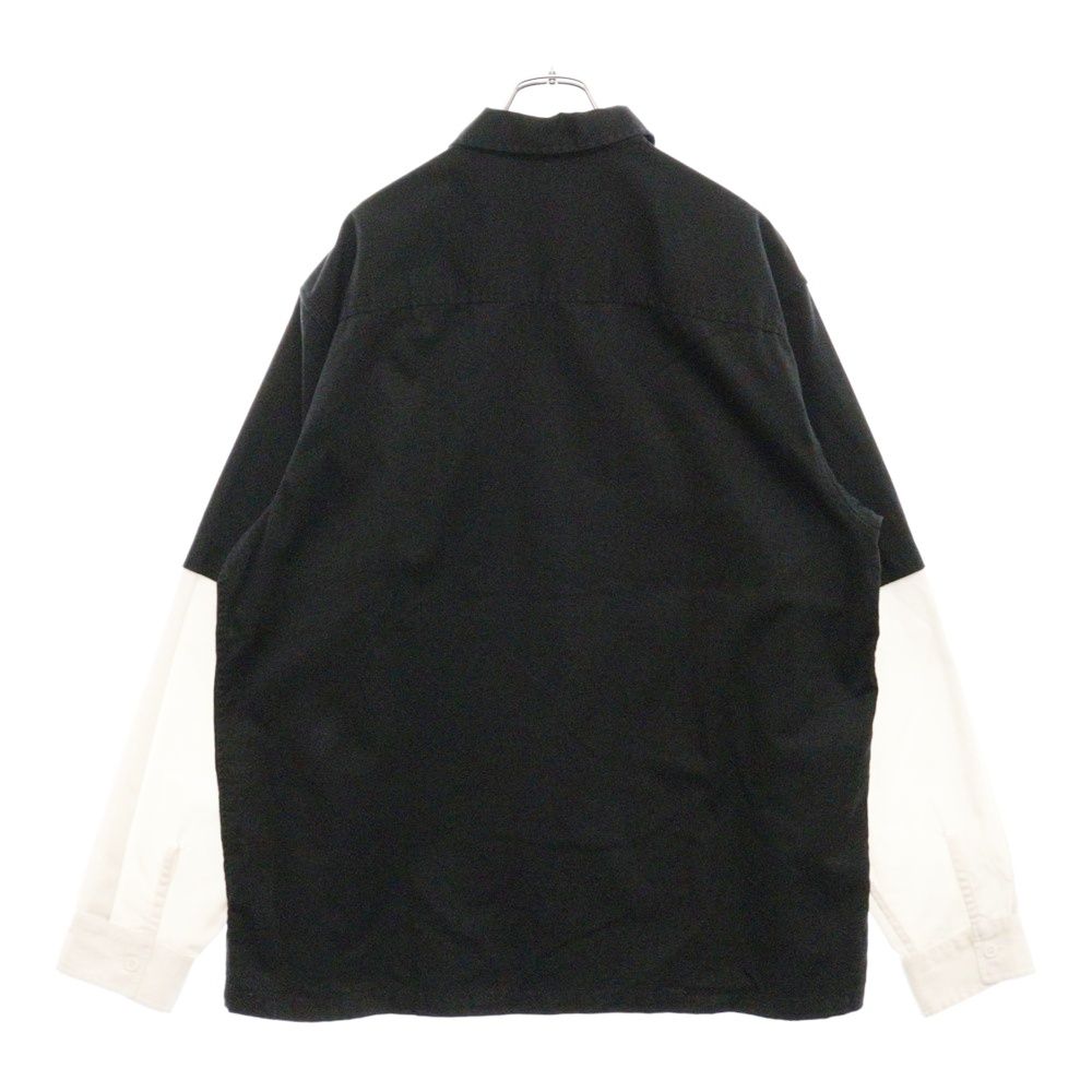 SUPREME (シュプリーム) 20AW 2-Tone Work Shirt ツートンカラー ロゴ