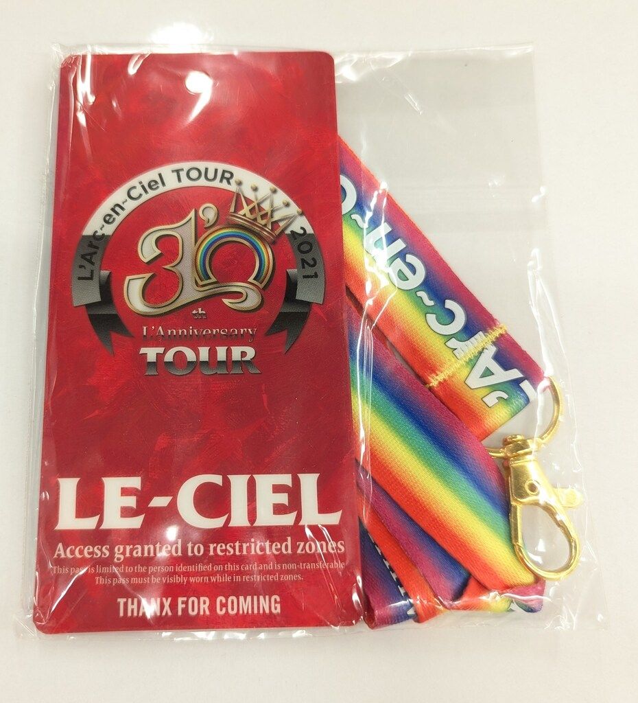 L'Arc-en-Ciel 30th L'Anniversary LIVE メモリアルグッズ