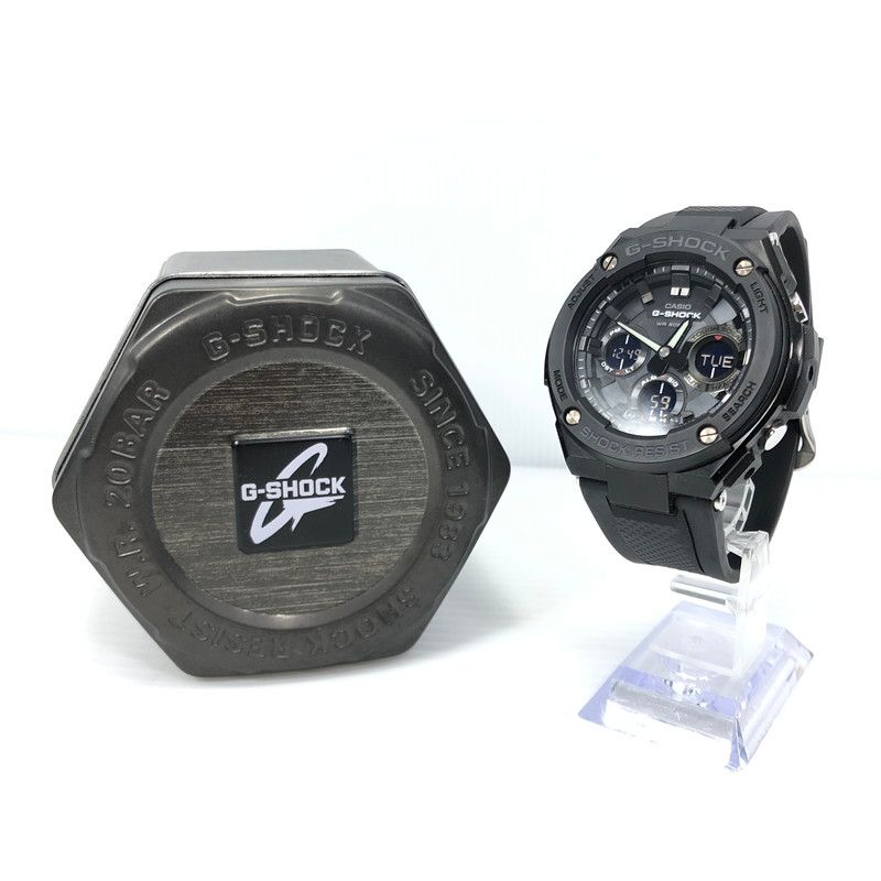 メンズ CASIO カシオ G-SHOCK G-STEEL GST-W100G-1BJF ジーショック ジースチール タフソーラー 腕時計 196-250311-yk-13-TAG