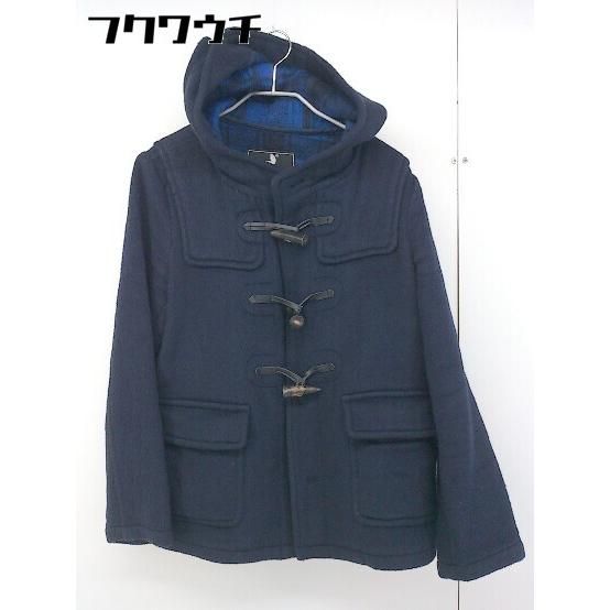 ◇ SHIPS シップス PONTETORTO 長袖 ダッフル コート ネイビー