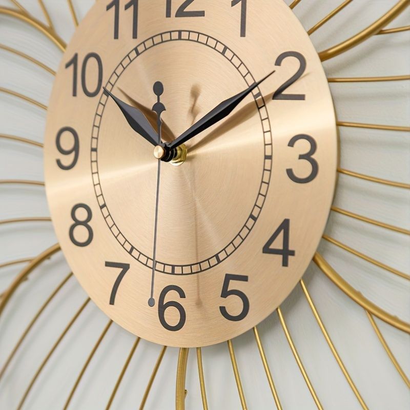 掛け時計 壁掛け時計 モダン ミニマリスト 大きな 時計 静音 時計 オシャレ 北欧 アナログ アンティーク 高級 ヨーロッパ アメリカンスタイル 北欧 1本のAA電池で動作 ユニーク フラットクラ
