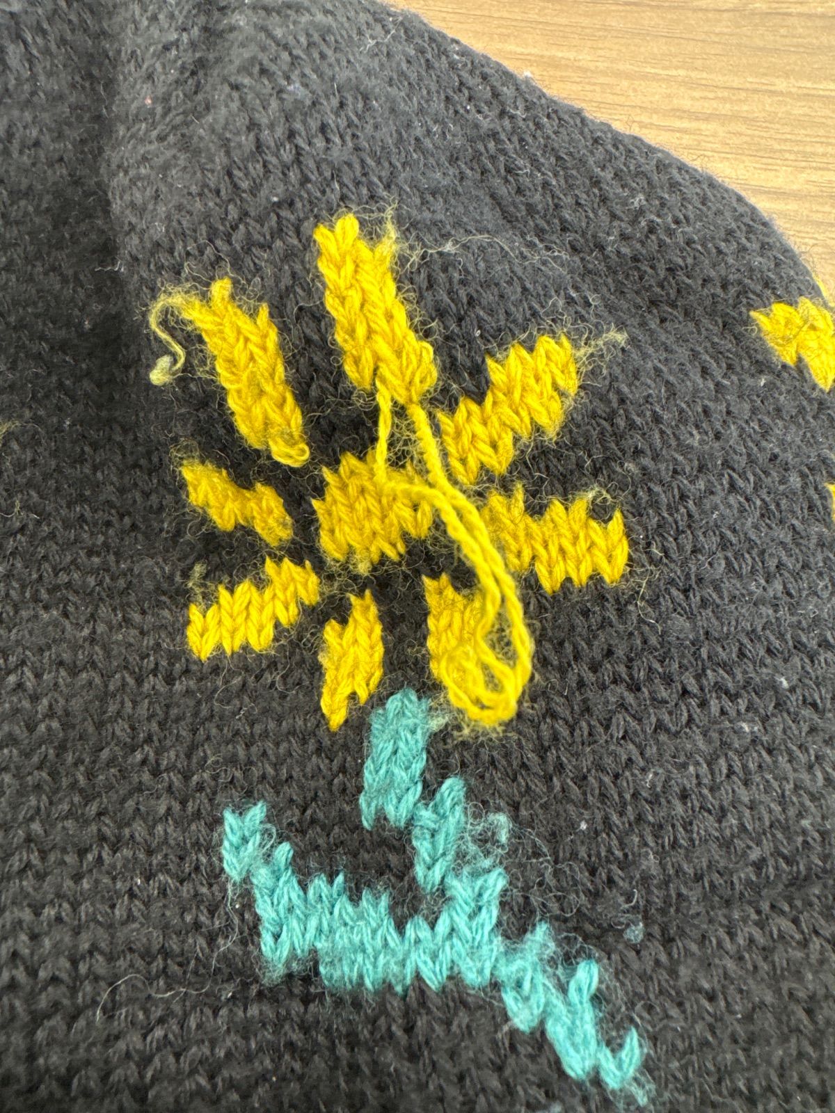 NOAH 花柄 ニット帽 Noah ニットキャップ NOAH NYC ノア フラワー