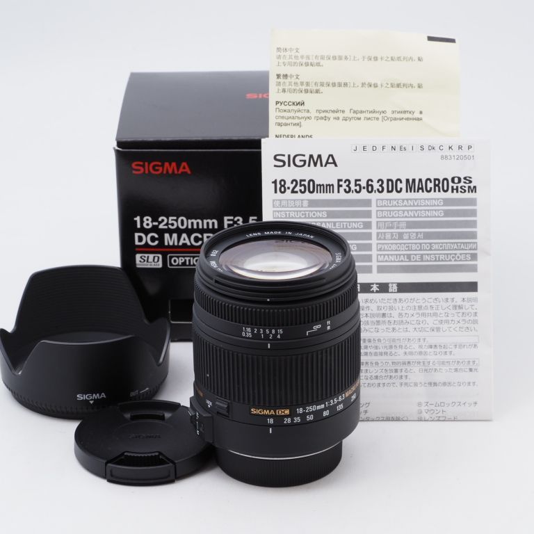 SIGMA シグマ 18-250mm F3.5-6.3 DC OS HSM NA ニコン Nikon用 カメラ本舗｜Camera honpo  メルカリ