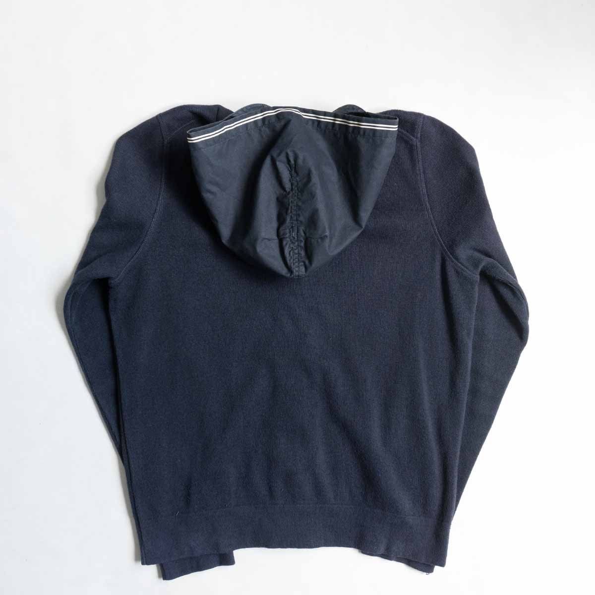 美品】STONE ISLAND【2008SS/ハイネック コットン ニット パーカー 