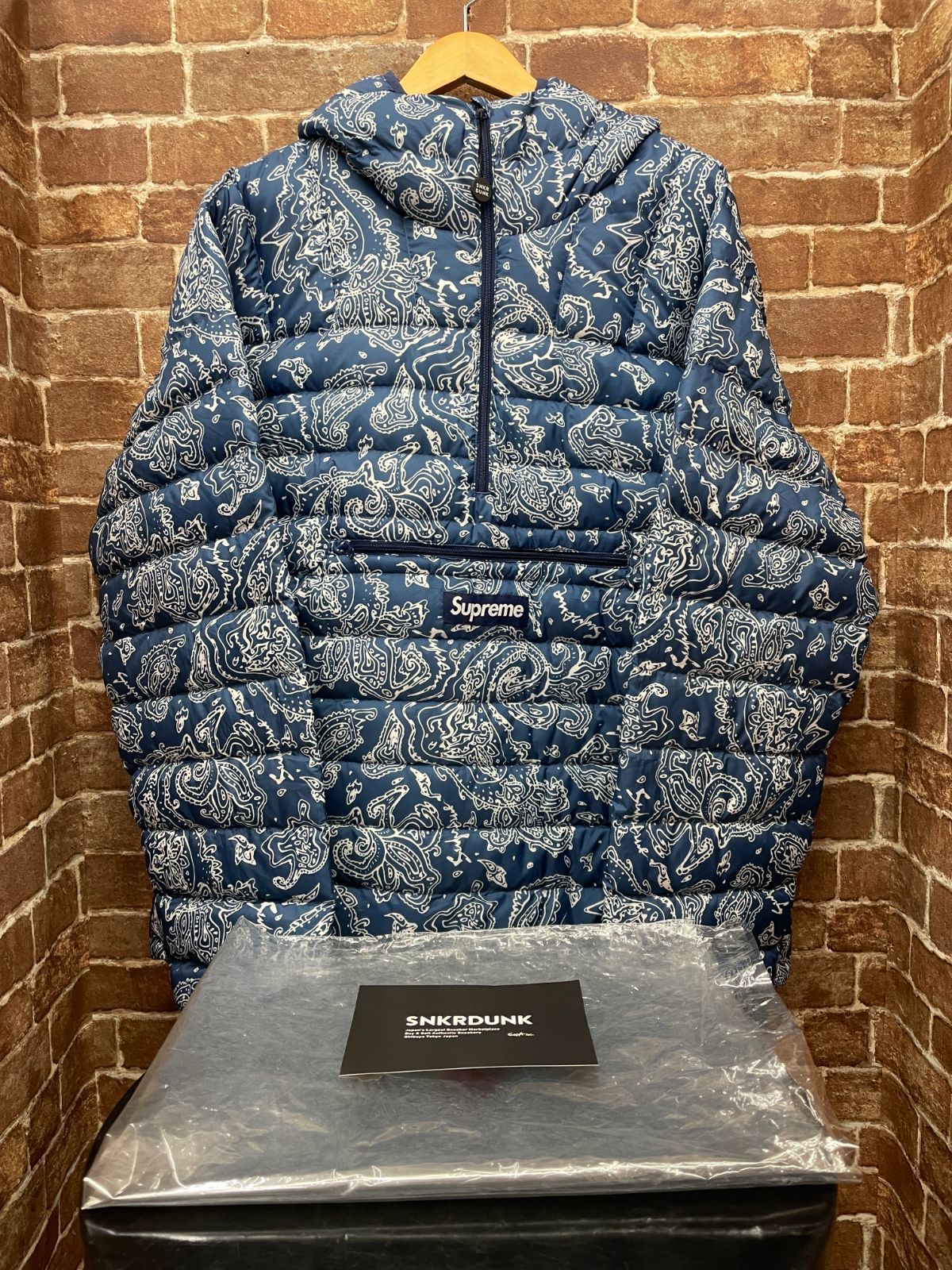 Supreme シュプリーム 22AW Micro Down Half Zip Hooded Pullover