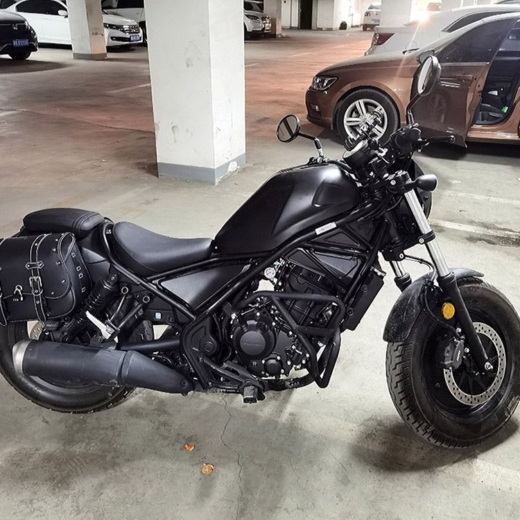 レブル250|500用 タンクカバー カスタム外装パーツ 燃料油ケースガード タンク保護 簡単取付 ドレスアップ対応 Bタイプ