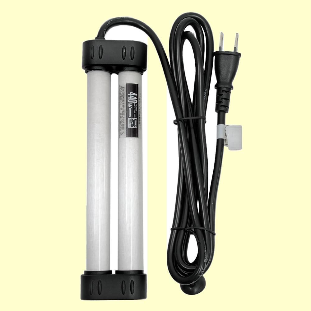 コトブキ パワーサーモET-1000X」と「ニッソー プロテクトヒーターR