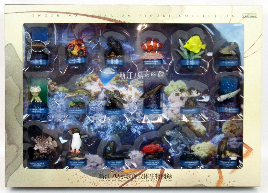 海洋堂 新江ノ島水族館立体生物図録 全18種セット+コレクション