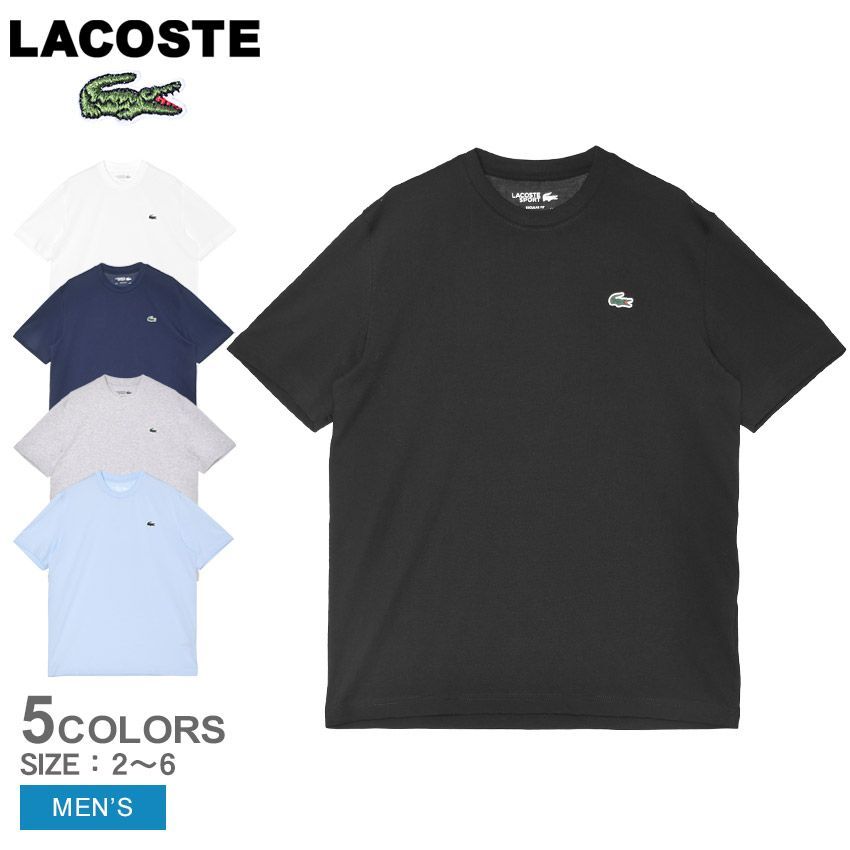 ラコステ 半袖Tシャツ TH7618 メンズ テクニカルコットンTシャツ LACOSTE カラー:03.ネイビーブルー 品番：2220-0108