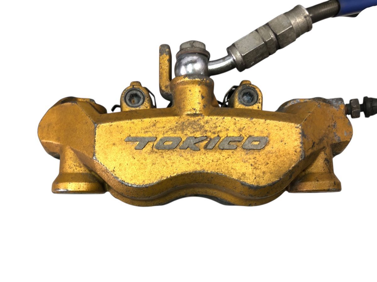 Ninja ZX-10R ZXT00C 03-04 C型 フロントブレーキ キャリパー マスター セット メッシュホース付 ＯＨにも 2759-M6149 BRIGHTFACE_UK