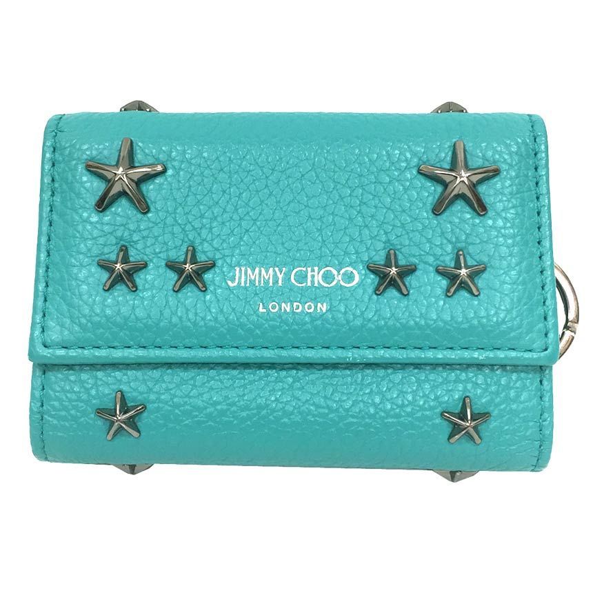 JIMMY CHOO キーケース スタースタッズ 未使用 aq8976レザー - キーケース