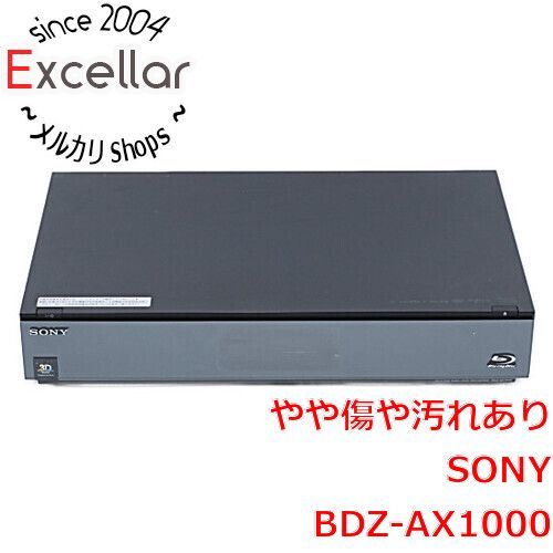 美品】SONY BDZ-AX1000 1TB ソニー ブルーレイレコーダー-