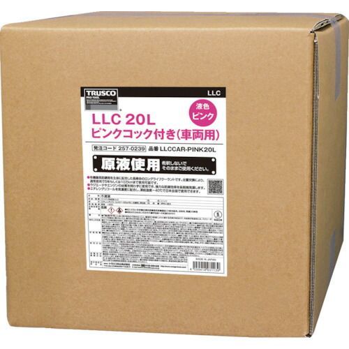 ＴＲＵＳＣＯ　ＬＬＣ　２０Ｌ　ピンク　コック付き（車両用）
