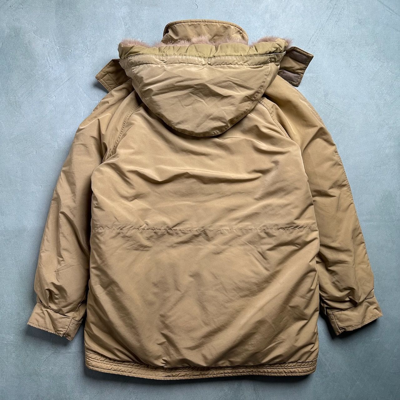 80s USA L.L.Bean グースダウン ジャケット ファーフード エルエル 