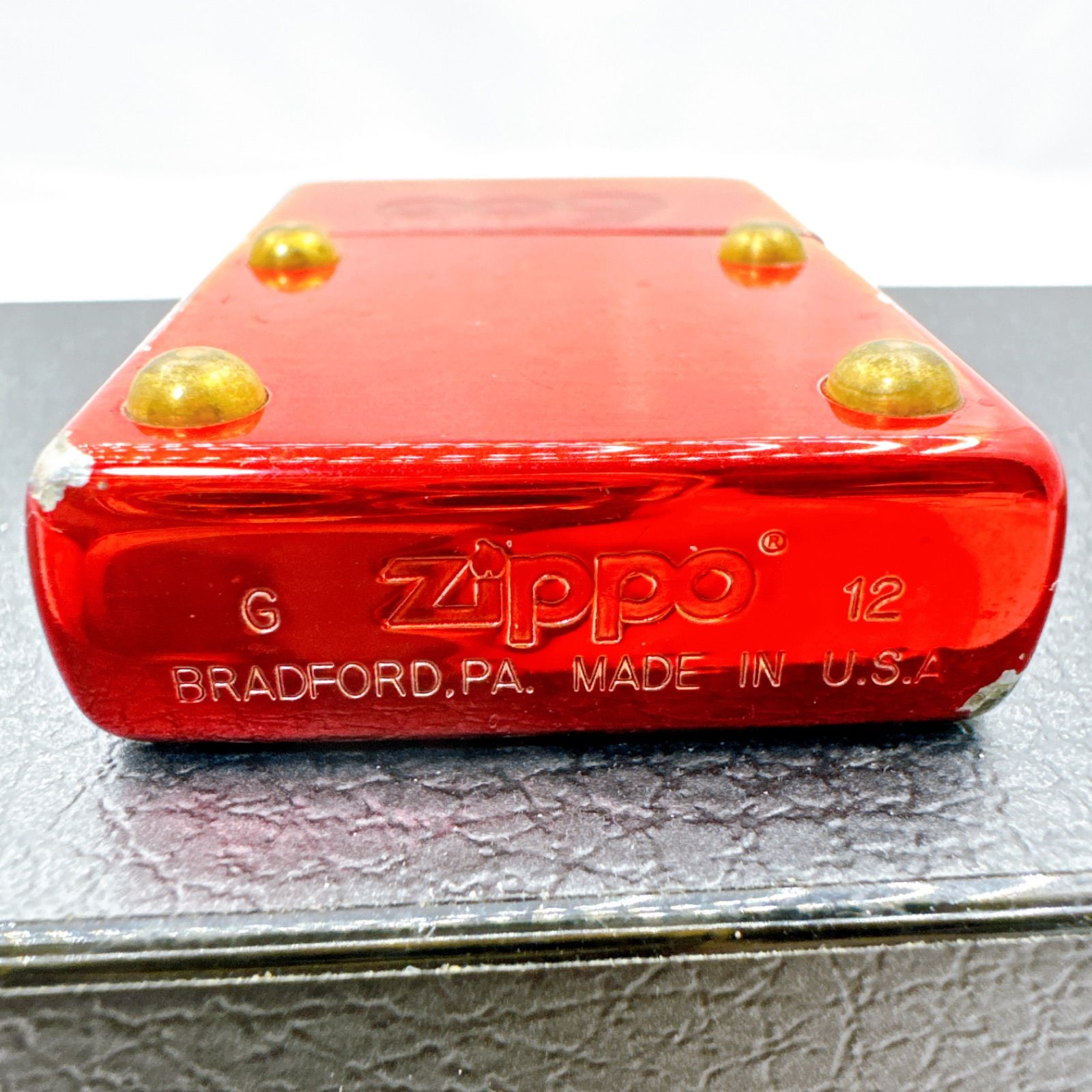 Zippo ジッポー サイボーグ009 限定版 2012年製 レッド 中古 良品 若干 