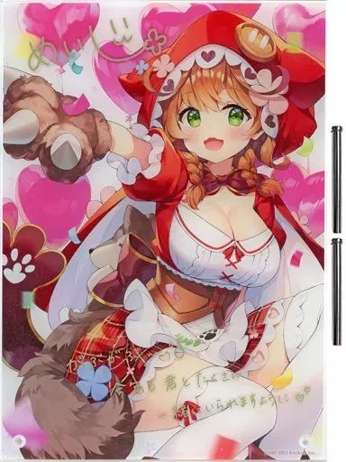雑貨　[単品] 童田明治 複製直筆サイン・メッセージ入りアクリルパネル 「バーチャルYouTuber にじさんじ 童田明治 誕生日2021」 中古】アクリルスタンド・アクリルパネル [単品] 童田明治 複製