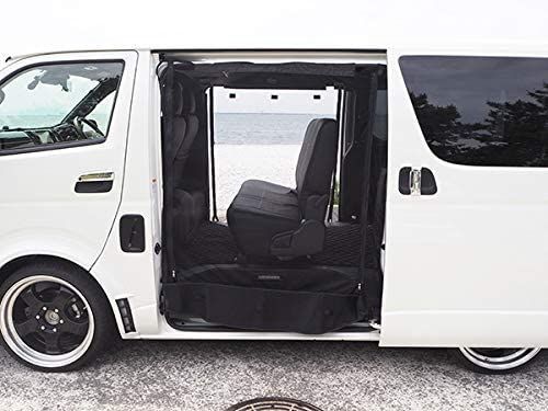 防虫ネット カーテン リアゲート スライドドア アウトドア 標準ボディ用 キャンプ 1型-8型 虫除け 200系 レジアスエース 遮光 ハイエース B1-B11 TRISTAR S BRIGHTFACE_UK