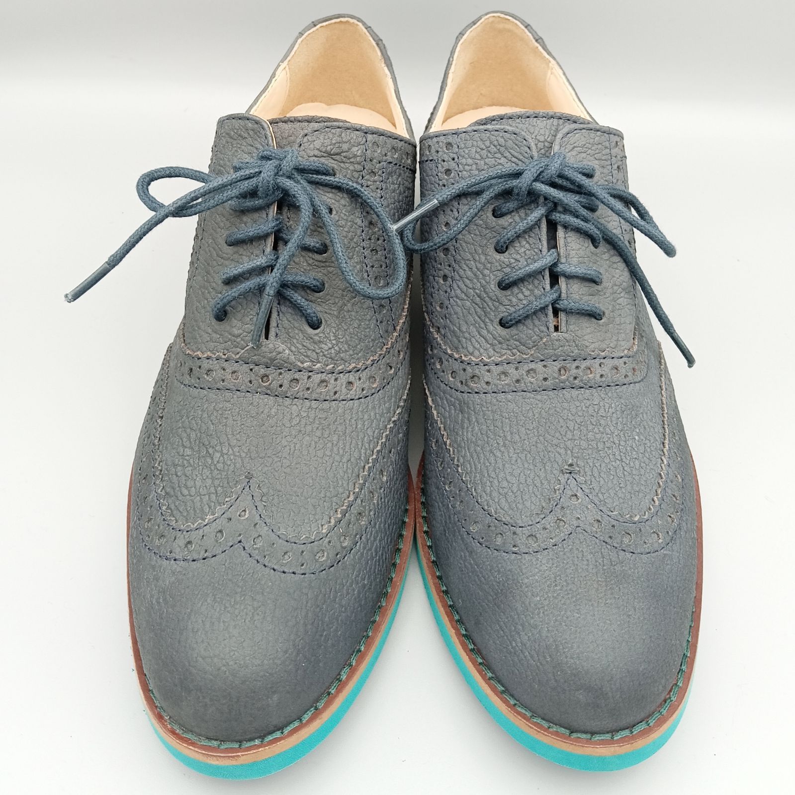 【極美品】COLE HAAN コールハーン バイカラー レザーシューズ 23.5 極美品】COLE HAAN コールハーン バイカラー レザーシューズ