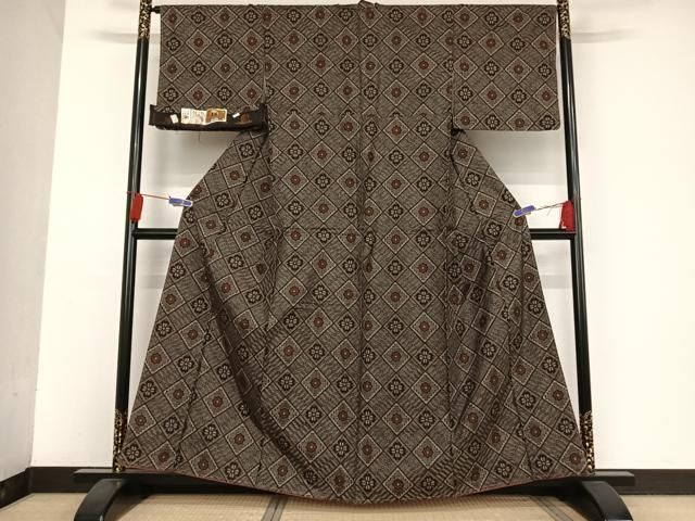 平和屋着物○本場大島紬 龍郷絣 証紙付き 正絹 逸品 AAAU0371np - メルカリ 